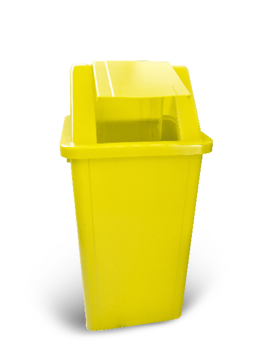 Coletores Quadrados 60 e 100 Litros – Tampa Basculante