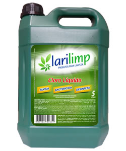 Hipoclorito de sódio Larilimp 5L